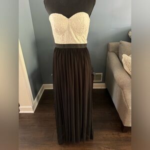 Black/white formal dress NWT